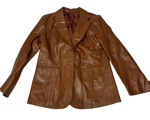 Giacca pelle donna vintage